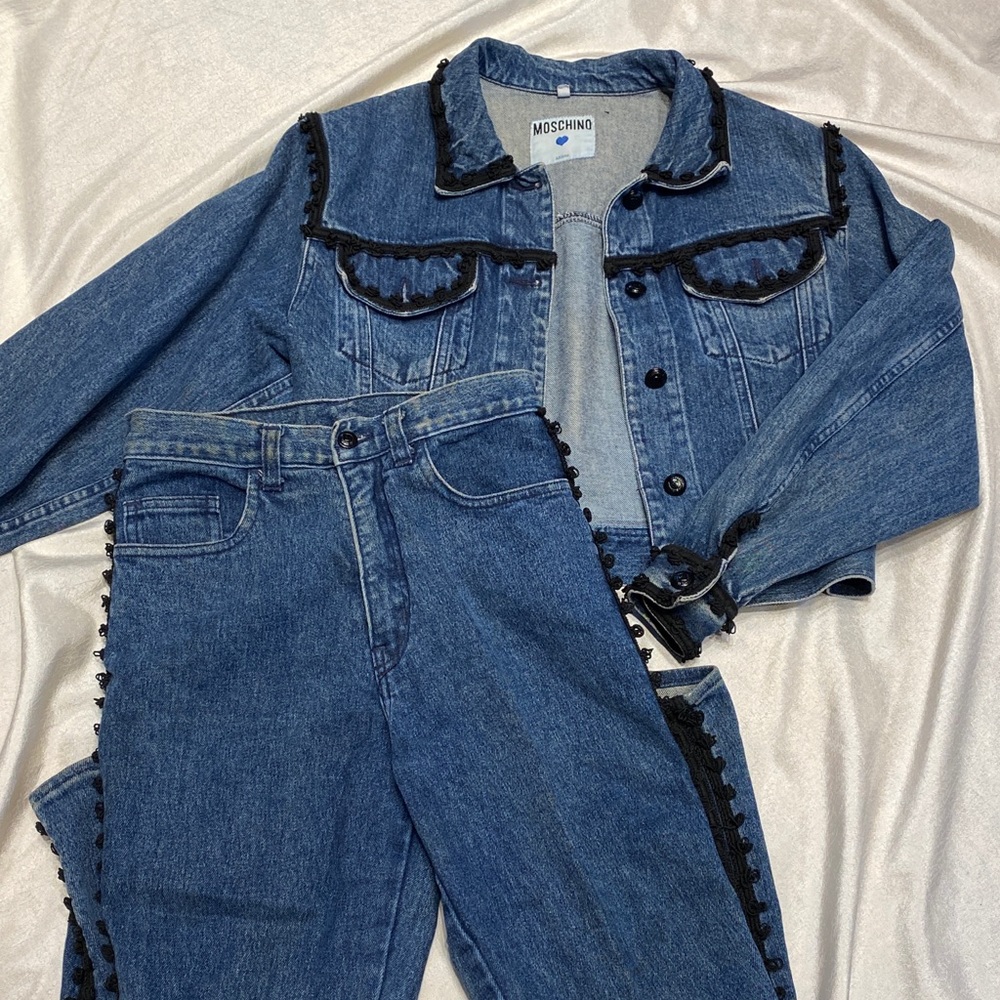 RARE Moschino Denim Set